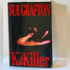 Sue Grafton book “K is for Killer” hardcover first edition